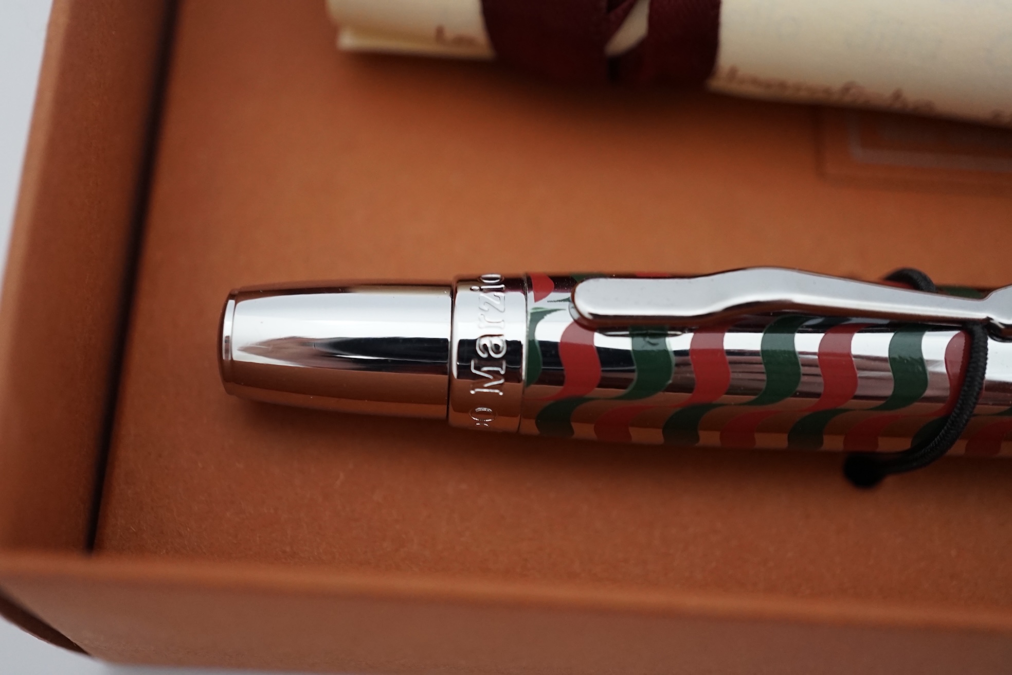 A Campo Marzio Design pen, plus two other pens. Condition - fair to good